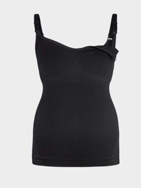 KNIX Nursing Maternity Cami BlissFit™ Leakproof Black Tank seamless Medium